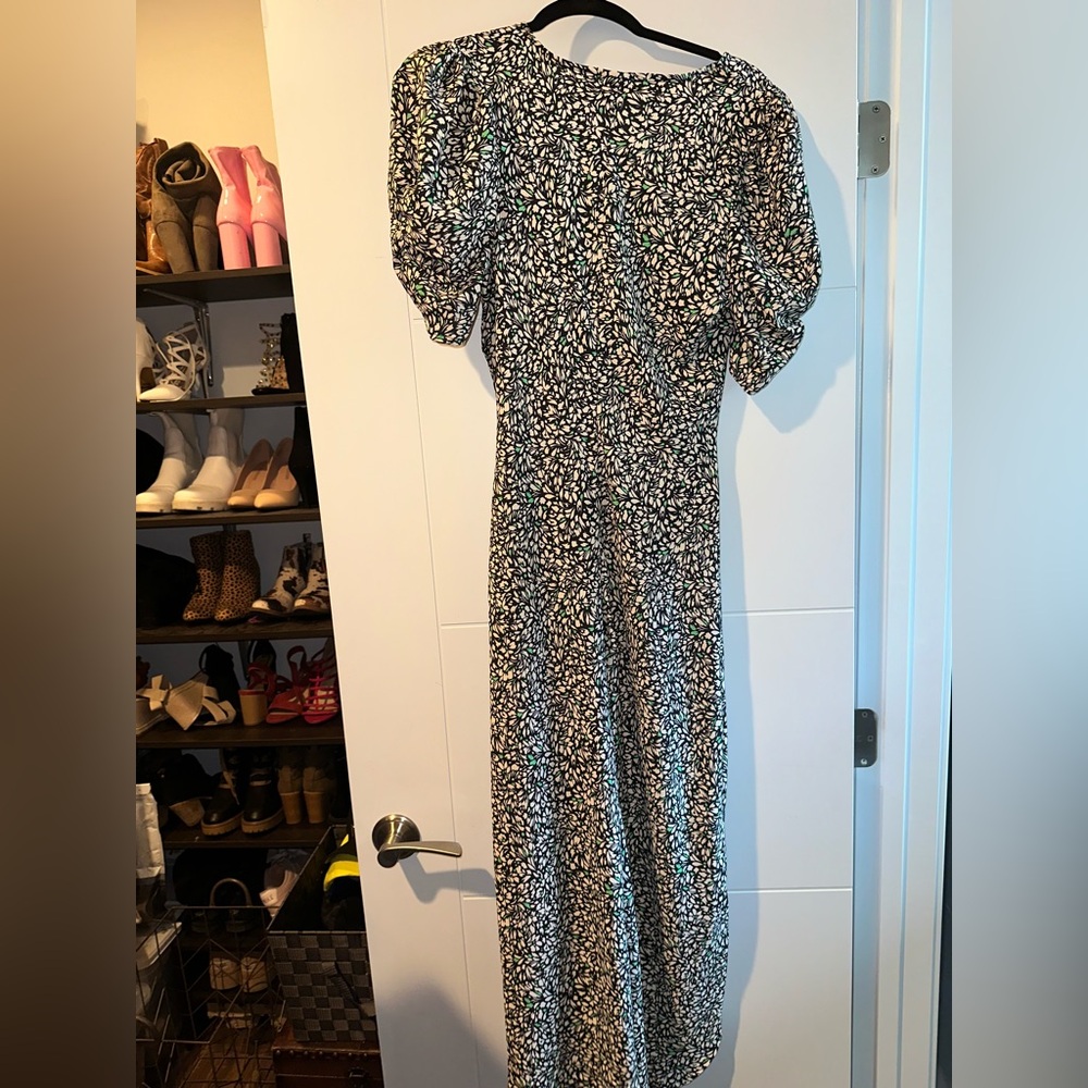 A New Day Black and White Wrap Sundress - Picture 3 of 3
